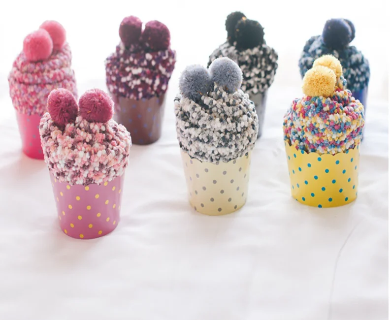 Fashion Cupcakes Bed Socks Winter Coral Fleece Velvet Fluffy Warm Floor Cupcake Gift Socks