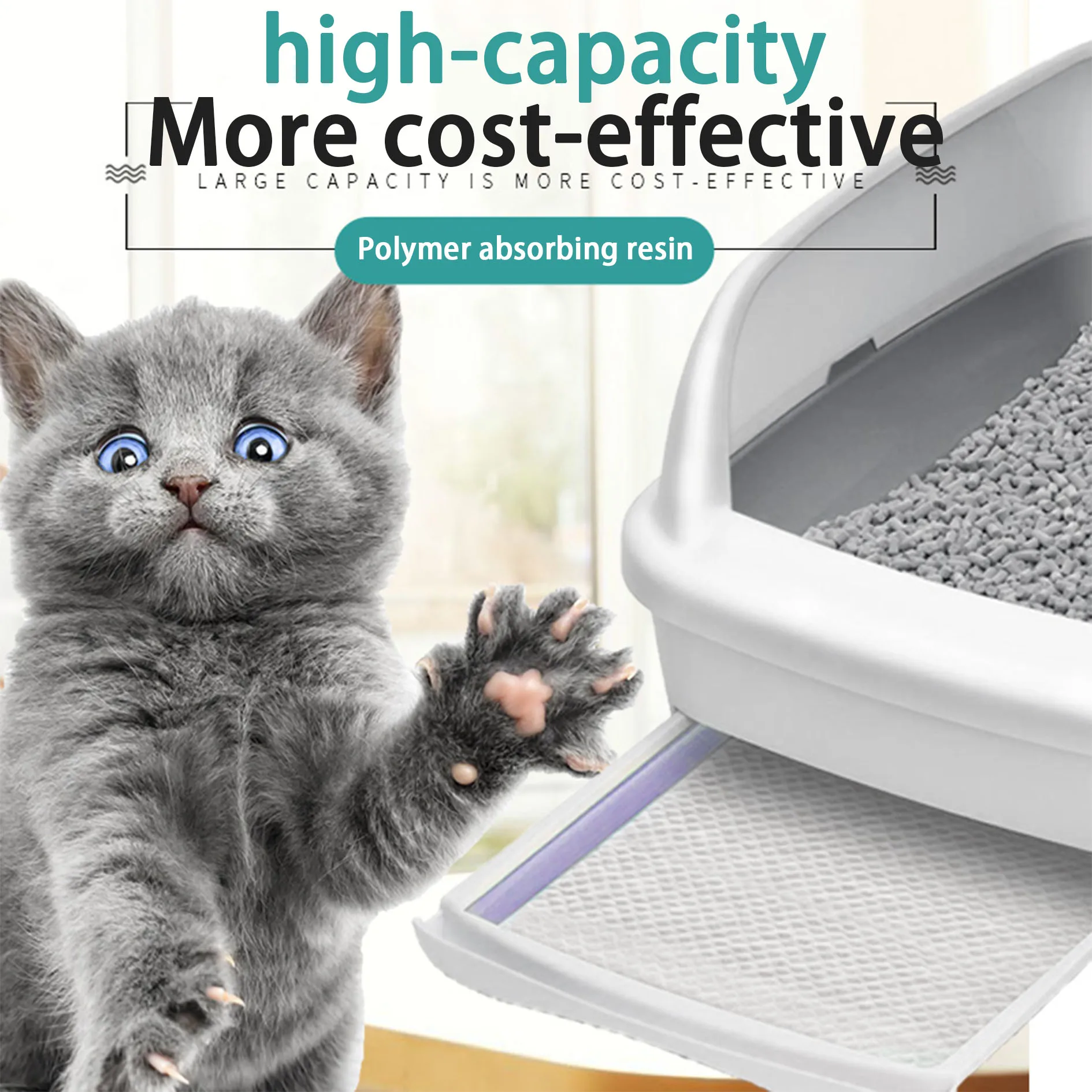 Cat litter pad deodorization Extend cat litter use thick pads with  size 44*29cm pet pads