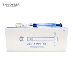 Microneedle Aquqa Roller Injection System 105 Needles Medical Stainless Steel  For Collagen Regrow Skin Recover Acne Remove