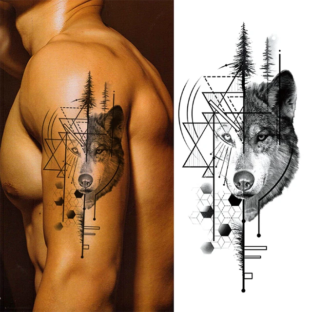 Wholesale Waterproof Temporary Sticker Tattoo Sleeves Full Arm Tattoo