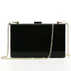 Sandro Transparent Small Square Cross-slung Box Banquet Hand Dinner Bag Ladies Handbag Wholesalers
