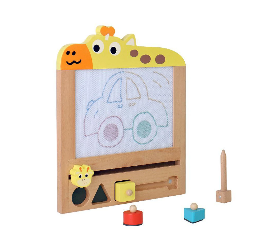 Детская креативная дорожная доска для письма Монтессори магнитная рисования детей развивающие игрушки 2024