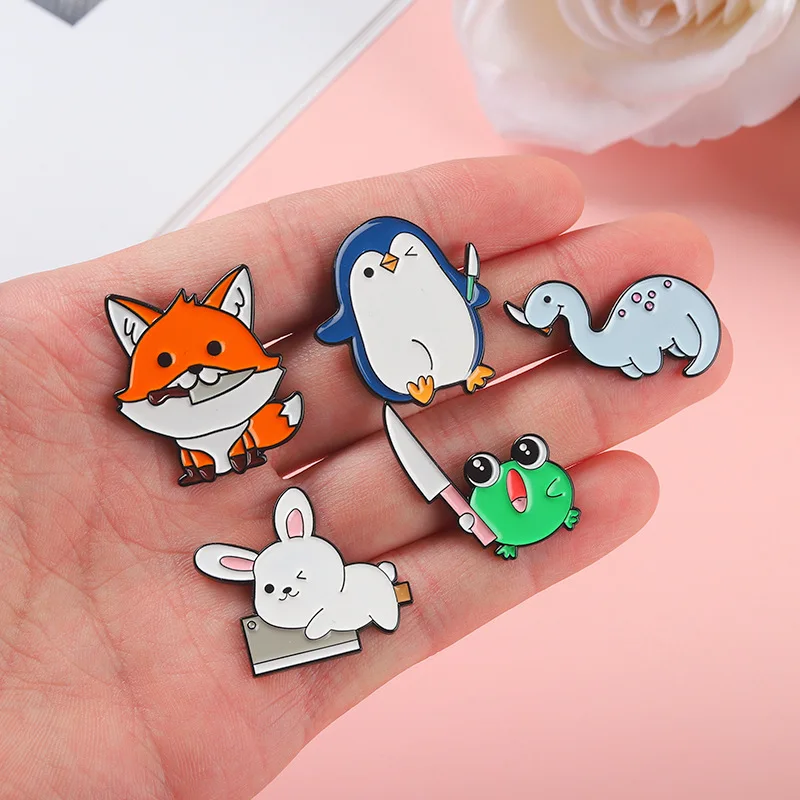 Creative Alloy Brooch Alloy Dripping Paint Badge Creative Insect Decorative Brooch Pin