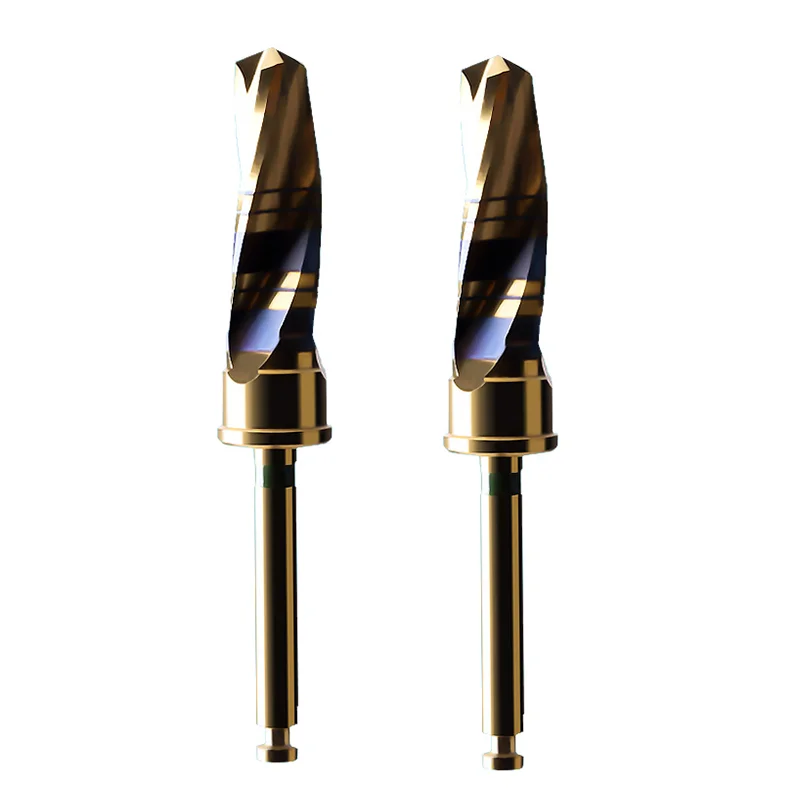 OEM Customize Implant Surgery Coating Marking Dental Stop Drill Bit Dental Implant Twist Drill