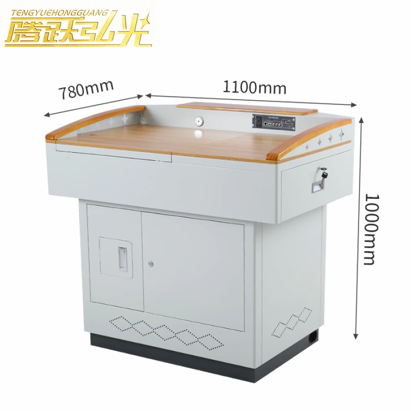 School office furniture conference room Multimedia reversible podium for multimedia classroom