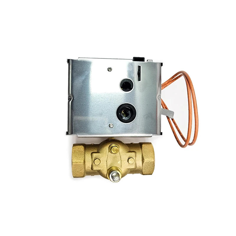 HaiLin HL-G2-1/2-S2 FCU Electric Valve 2 Port DN15 1/2 Motorized Brass Valve With Actuator 220VAC With CE Certification