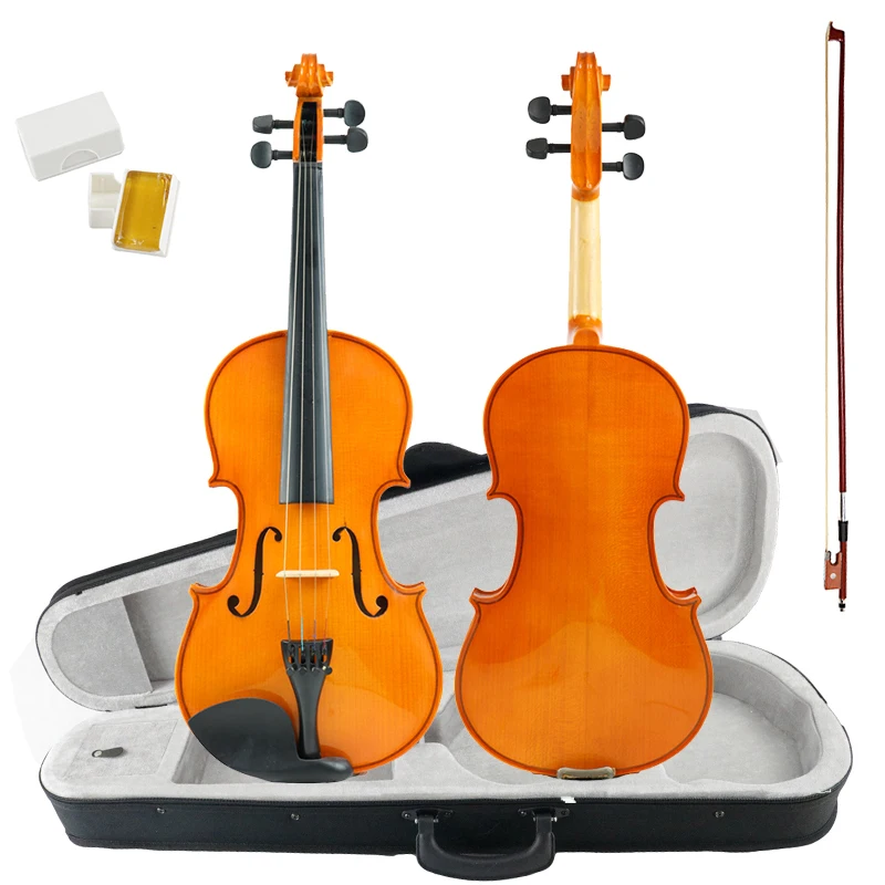 Hot Selling Chinese Students Beginner Solid Violin (VS106H)