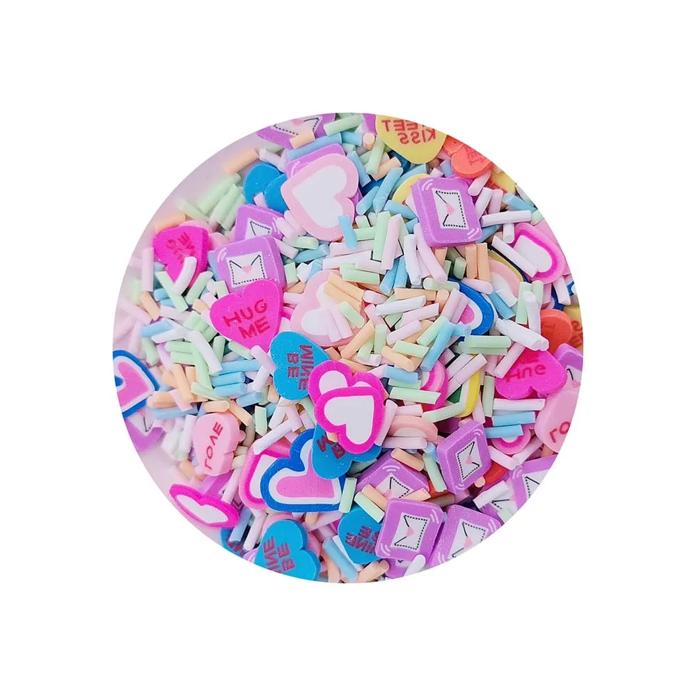 Confetti Love Polymer Clay Mix For a Charming Addition To Enhance Shaker Card