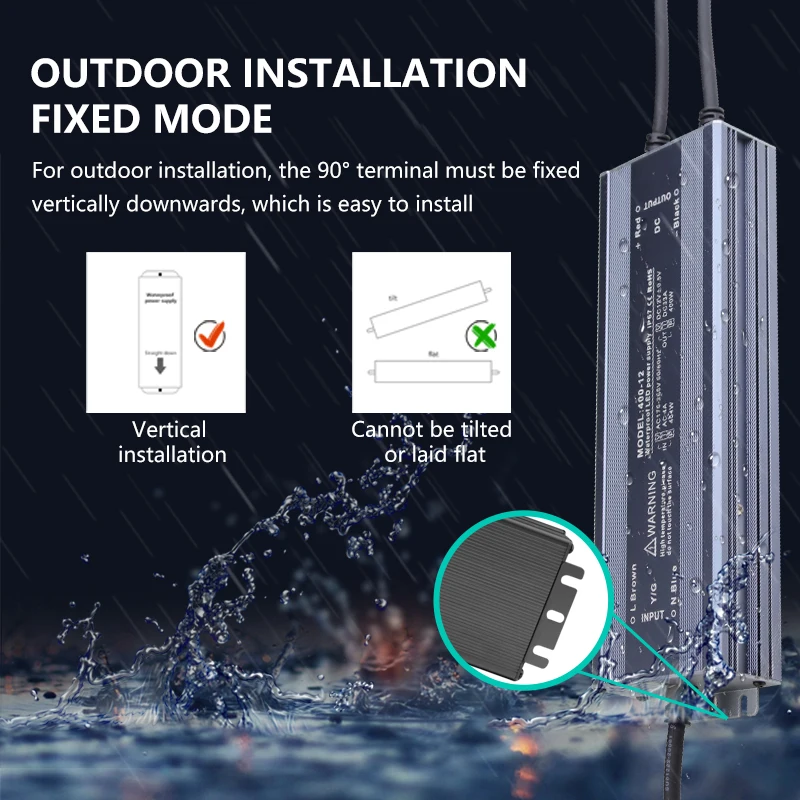 Generic Ip67 Led Driver Hlg-60H-C700A 0-10V Dimming 2.4G Wireless Dimming Driver For Led Light 0 To 10