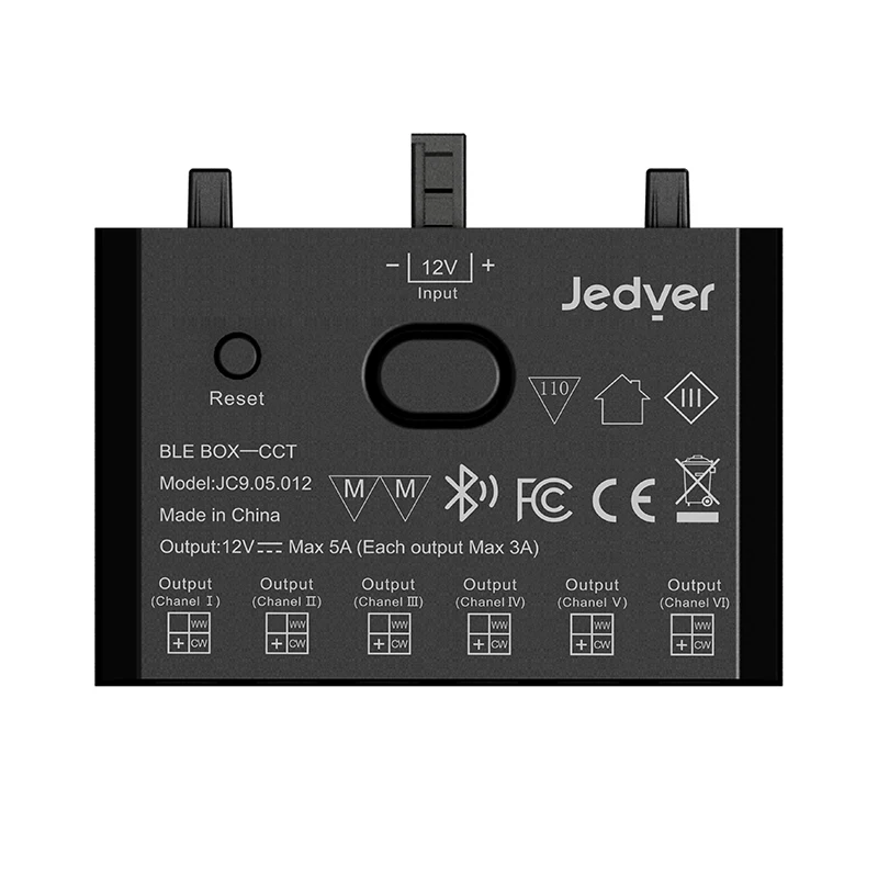 JEDVR IC009 синхронный 6-портовый мульт-белый 12 В BLE умный модуль управления