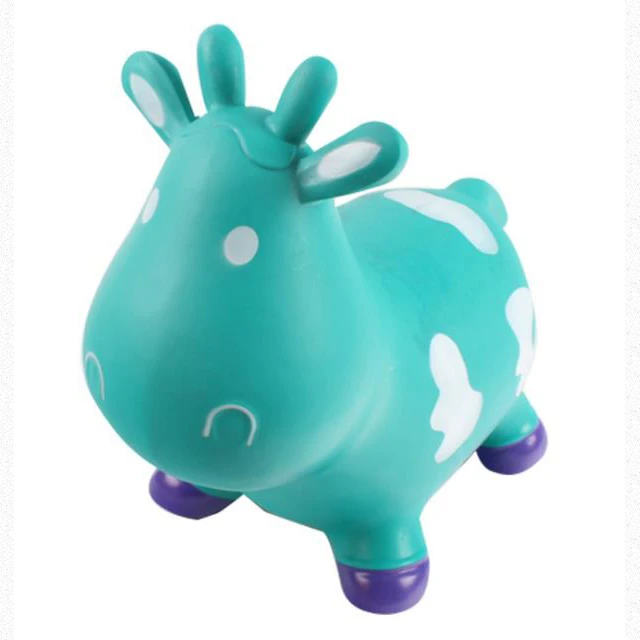 
Customized size & design plastic hopping inflatable Cow jumping animal toy 