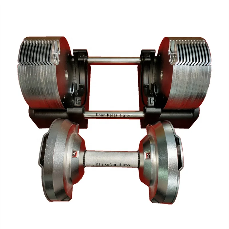 latest technological breakthrough the maximum  patent 32kg 40kg 90LB  all steel weight control new chrome adjustable dumbbells