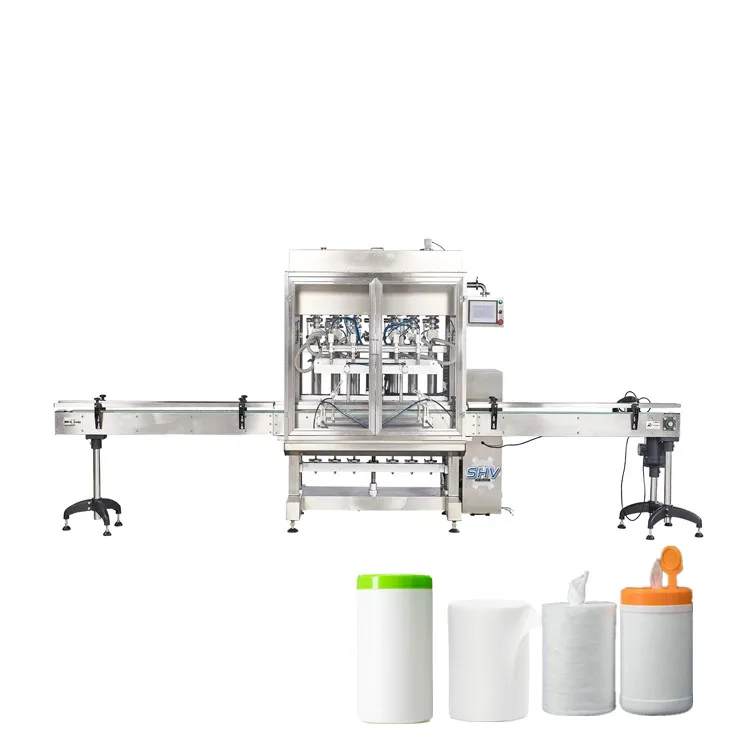 
Good After-service Semi-Automatic Baby Disinfectant Wet Wipes Canister Plastic Bucket Sealing and filling Machine 