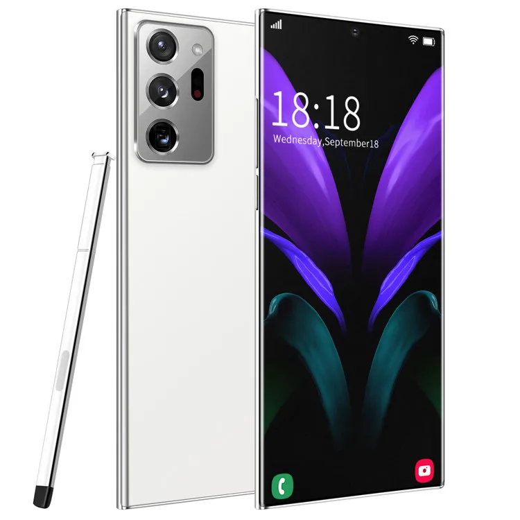 Note20U 12GB+512GB Smartphone 7.0Inch OLED Screen Android 11.0 Telephone With Face