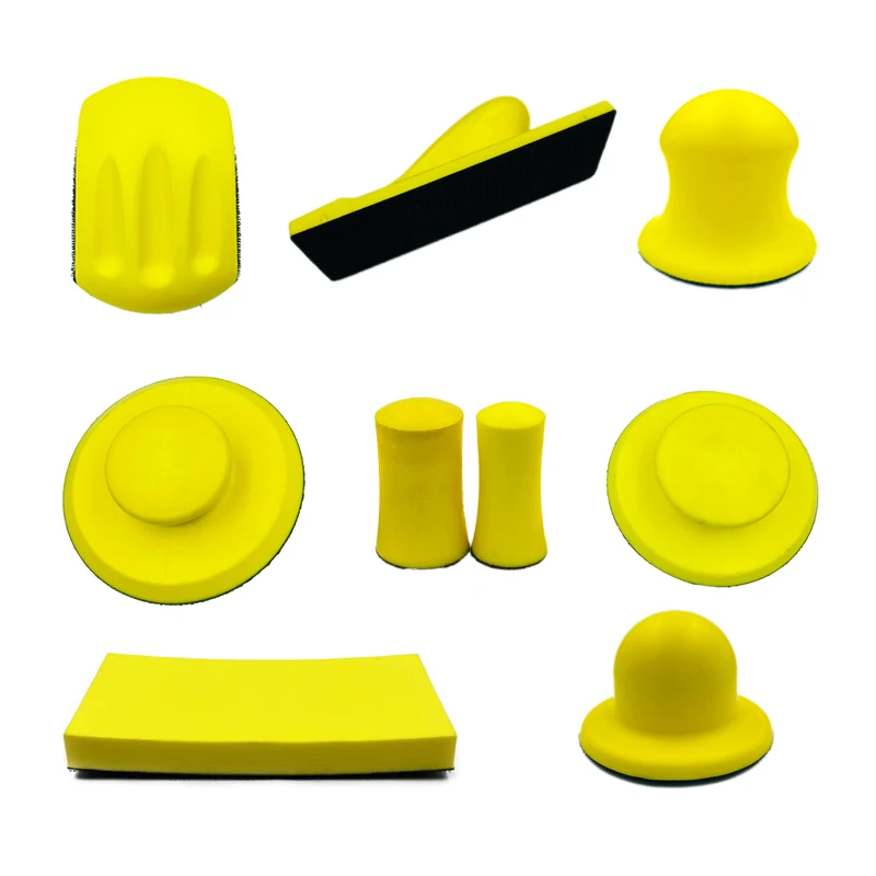 Factory wholesale All Sizes Hand Sanding Block Back-up Sanding Pads Foam Hand Sanding Block For Polishing