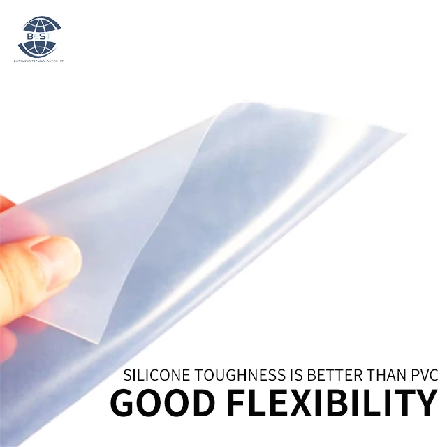 Customizable transparent soft touch high tear heat resistant silicone rubber rolls food medical grade silicone gel sheet