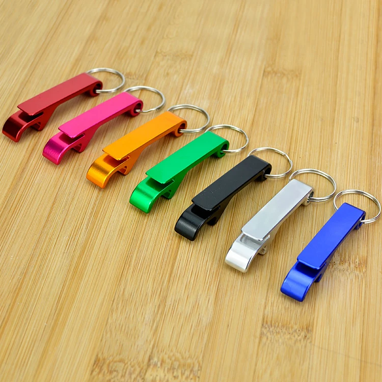 Promotional Cheap Aluminium Alloy Metal Bottle Opener Key chain Beer Bottle Opener