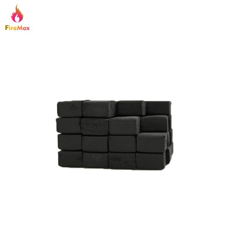 FireMax Wholesale Hookah Coal Burner Used Low Ash Coconut Coal Hookah Solid Coconut Shisha Coal