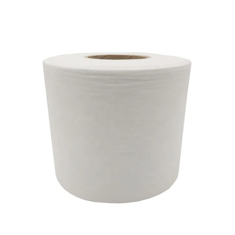 
Juhua Free Sample Raw Material 35-60gsm Viscose Spunlace Nowwoven Fabric For Wet Wipes 