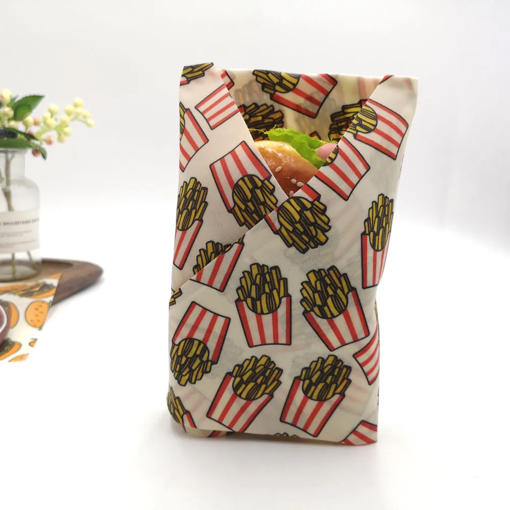 
Reusable Assorted 6 Pack Beeswax Food Wraps Eco Friendly Bee Wax Food Storage Wrap 