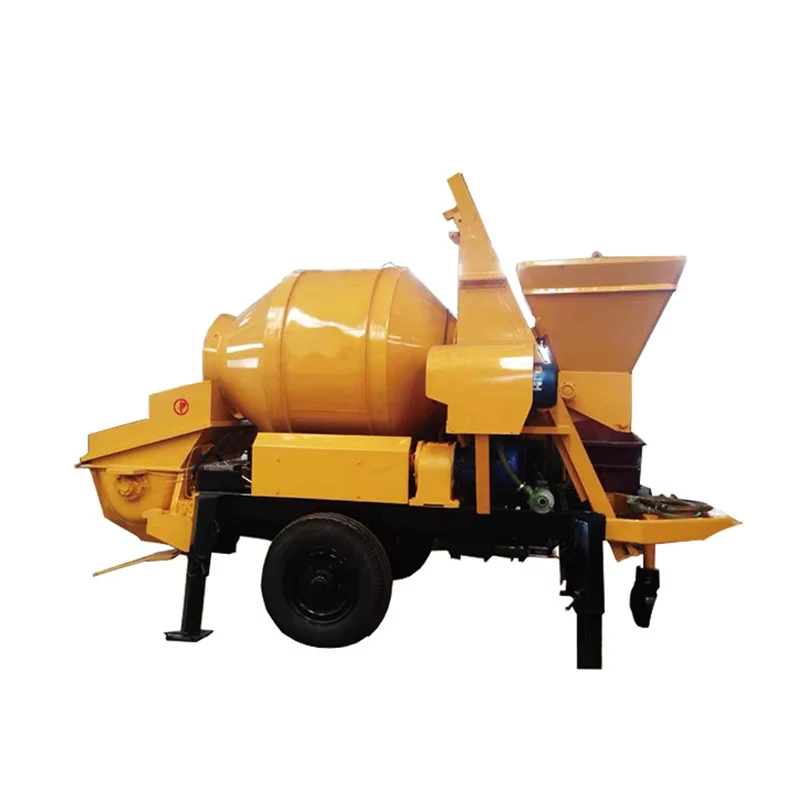 Mobile Selfpropelled Concrete Mixers Concrete Machinery Canister Transfer Pump Truck JBT40 Mini Concrete Pump