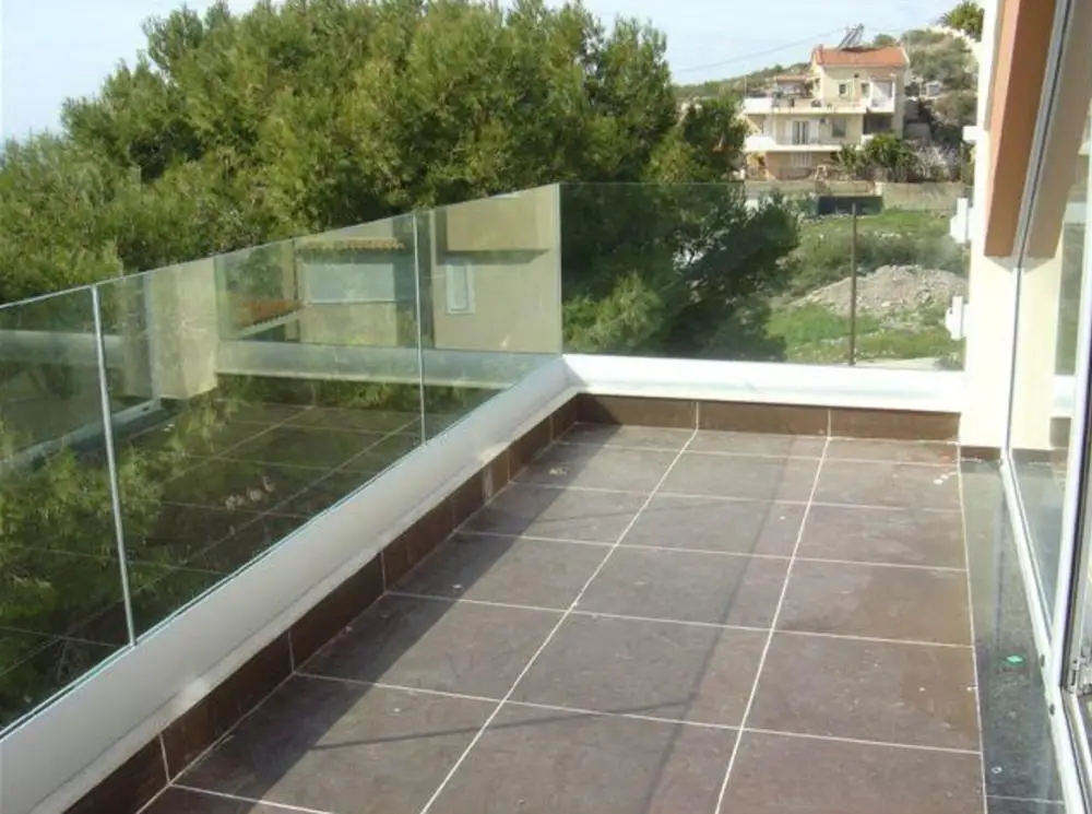 Aluminium Security Balustrades, Aluminum Metal Frameless Profile U Channel Clamp Glass Railing