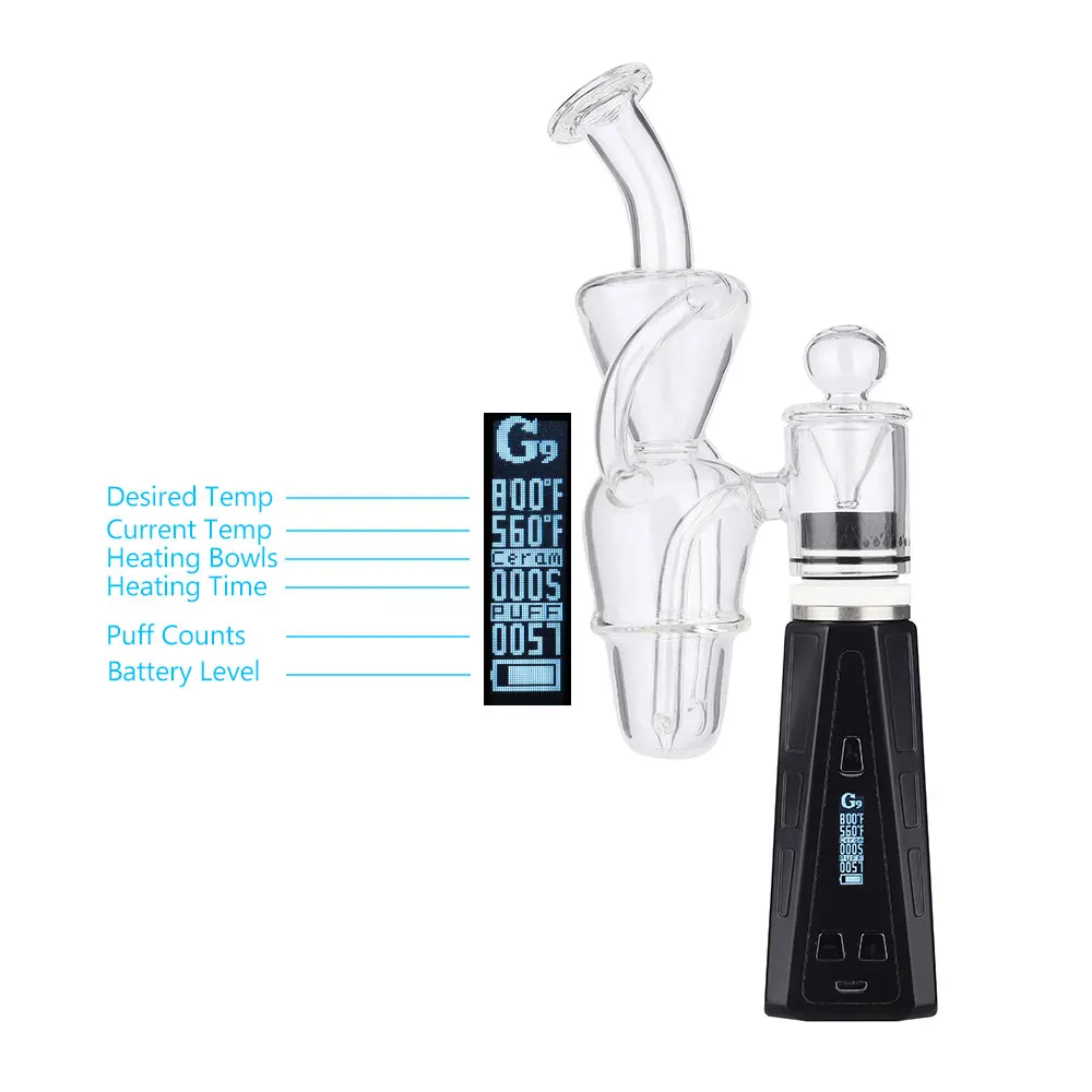  Epro Электрический испаритель Dab Rig Стартовые наборы стеклянная курительная трубка восковая машина Масляная вейп ручка Enail