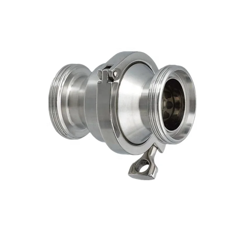 Stainless Steel 304/316L Non Return Thread Sanitary Vertical Spring Check Valve for Pipeline