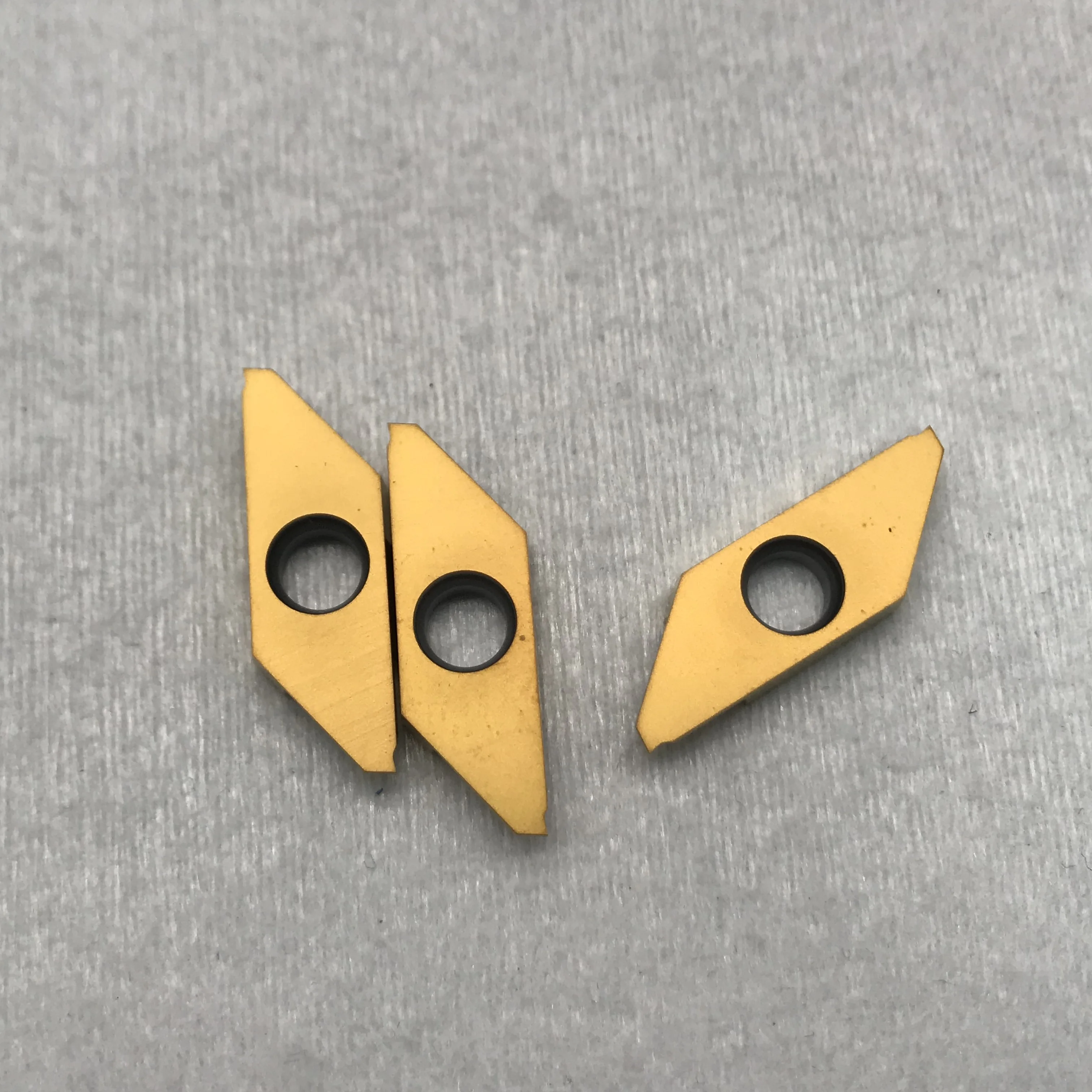 Zhuzhou High performance TiN-Coated Cut-off MACL3 100 1025 tungsten CNC lathe parting carbide insert