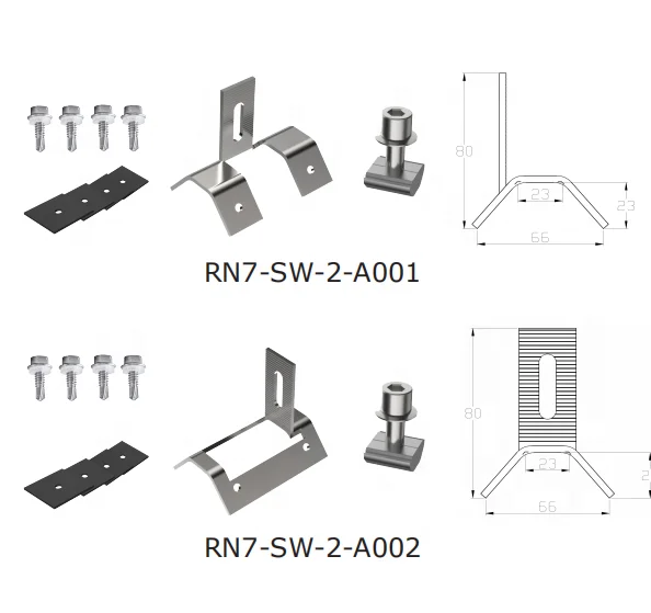 Wholesale Trapezoidal Roof Anchor Clamp for Solar Mounting System Standing-Sea Metal Sheet Roof Clamp