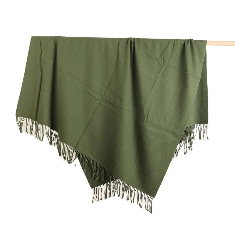 custom spot jacquard  Wool Blanket luxury soft woven bed thermal chunky pure wool throw