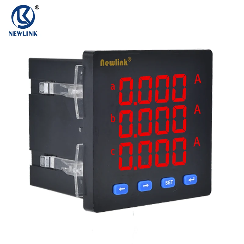 nstrument Three-phase current meter 3 phase ammeter for Intelligent digital display i
