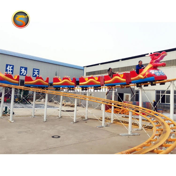 Amusement Park Train Funfair Mini Dragon Roller Coaster for Sale