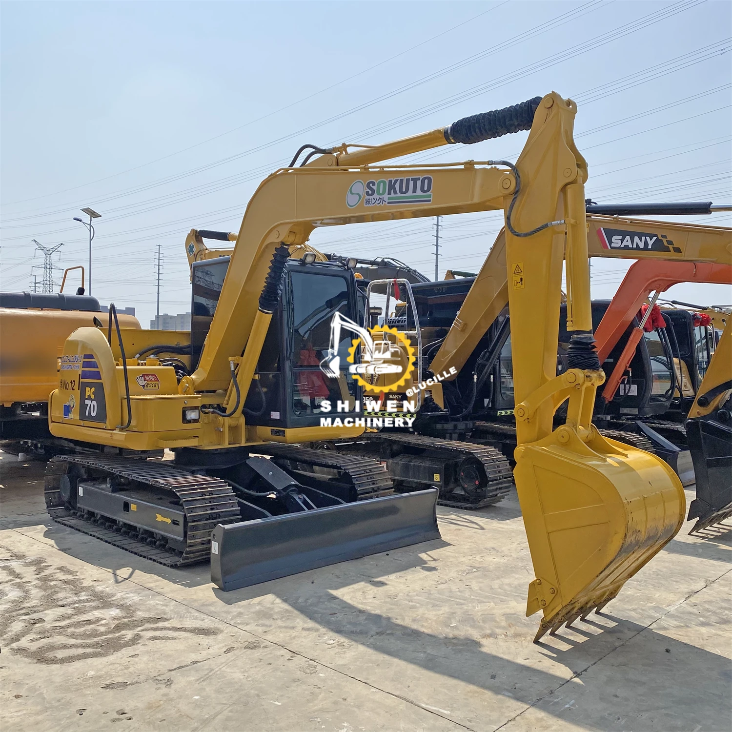 Super Komatsu PC70 Used Crawler Excavator mini secondhand Komatsu PC70 PC35 PC55 PC56 on hot sale in stock