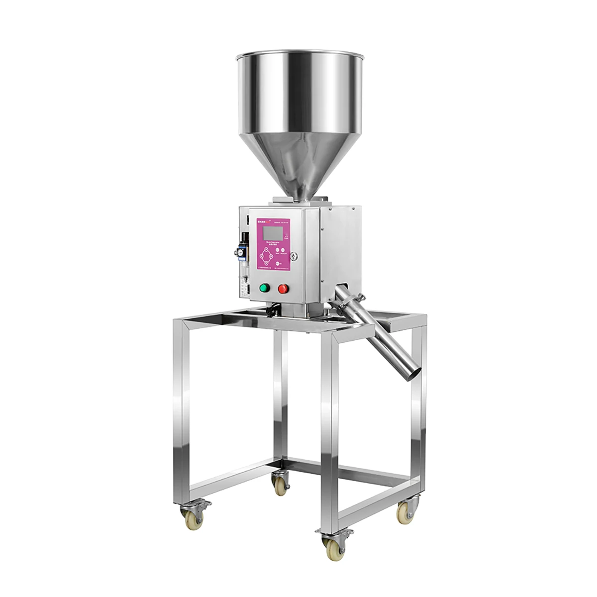 vibration Gravity free fall and metal separator detector machine for plastic