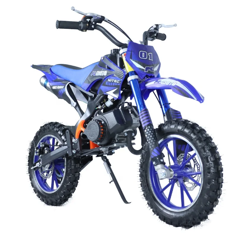 Дешевая цена оптовая продажа бензиновый Байк 49cc карманный мотокросс двухтактный Мини-Байк для внедорожных