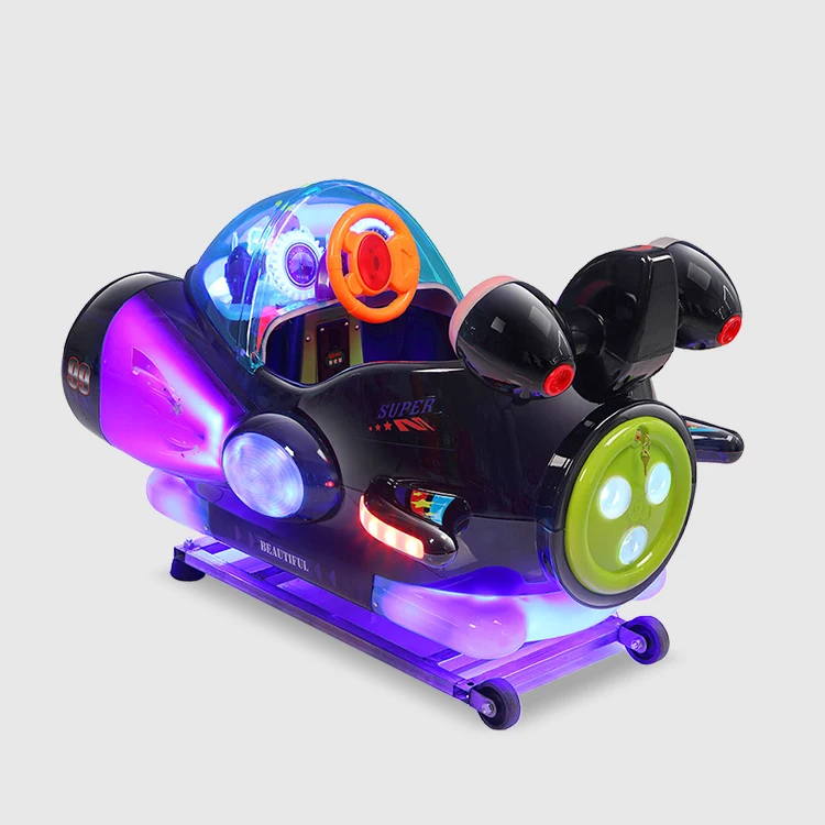 Indoor amusement park swing shopping mall Coin Operated Electric Kiddie Fiberglass ride on car game machine