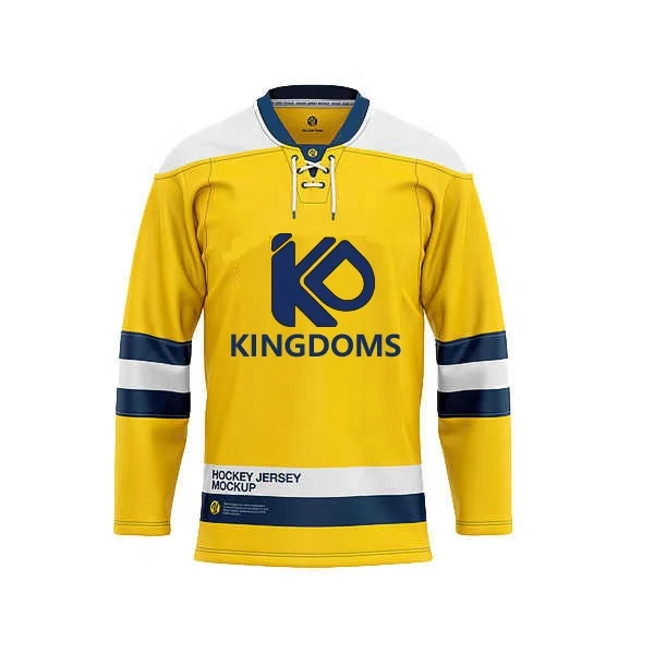 Sublimated Printing Ice Hockey Jersey Custom Made Youth Sports Team Custom Ice Hockey Uniform