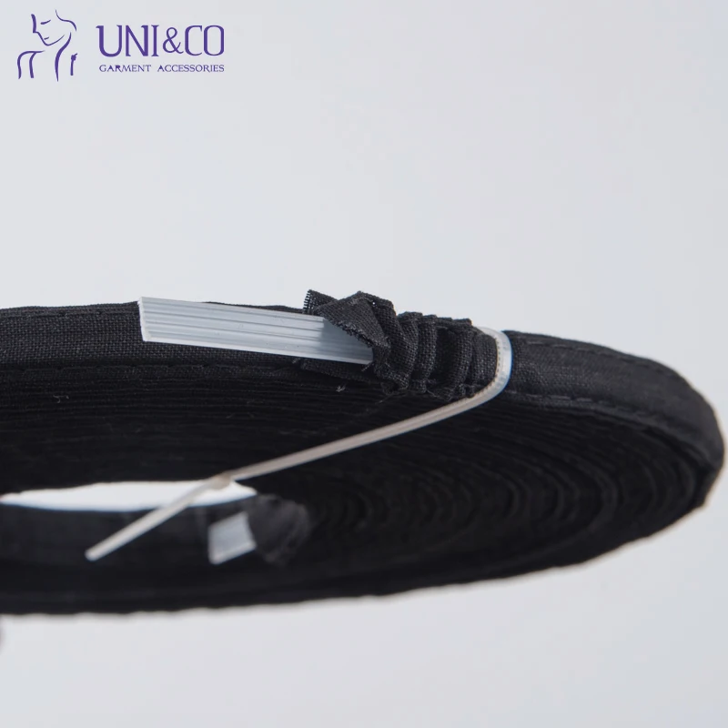 Wholesale Garment Accessory PP Plastic Bra Bone And Corset Fabric Covered Cotton Boning