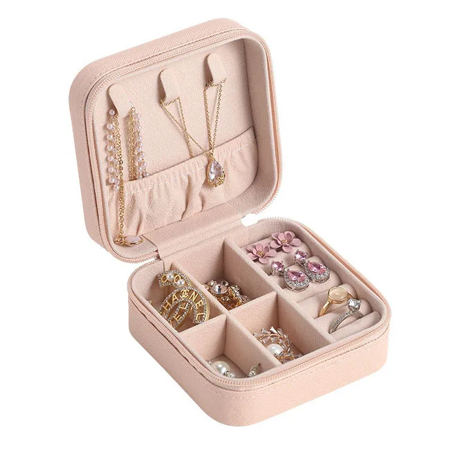 Jewel Case Small Custom Boxes Leather Mini Packaging Jewelers Jeweler For Bead Container Waterproof Jewelry Storage Box