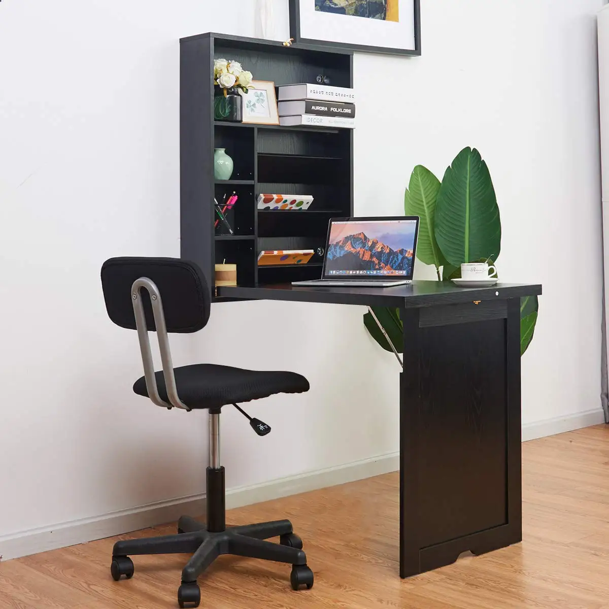 Hot Selling Space Saving Furniture Fold Out Convertible Wall Mount Desk Study Table Cheap Folding Office Computer Desk