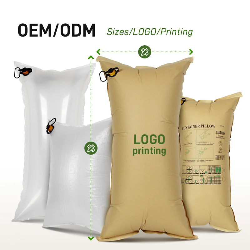 Cargo Loading Protection Reusable Kraft Outer Paper Air Dunnage Bag for Container and Truck