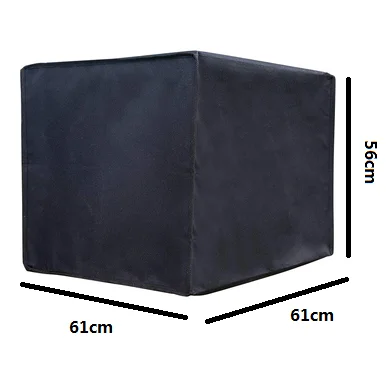 Air Conditioner Cover Waterproof - 100% UV & Weather Resistant PVC Coated Outdoor Furniture Cover with Air Pockets & Draws