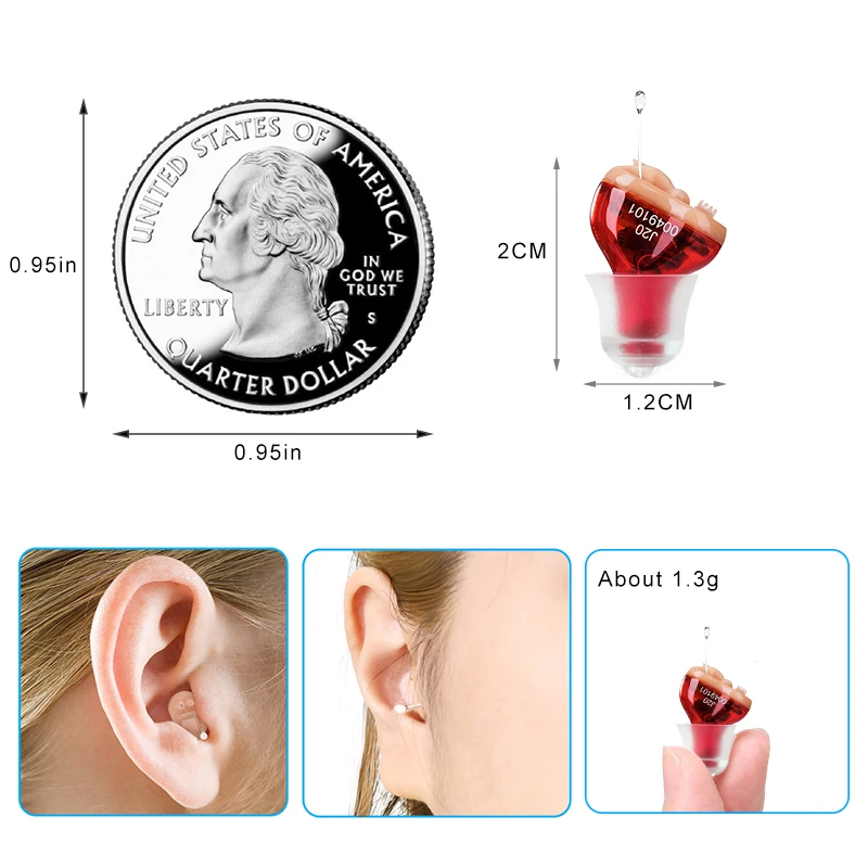 Dropshipping Mini Cheap Sale Deaf Severe Hearing Loss Headphone Rechargeable Digital Phonak Ear Aids Amplifier Hearing Aid