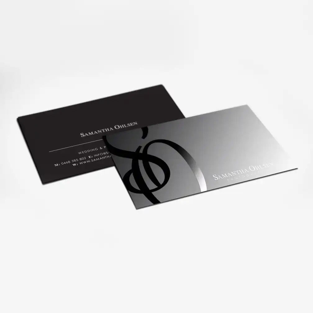 Custom Raised Spot UV Varnish Thick Cardboard Paper Business Card