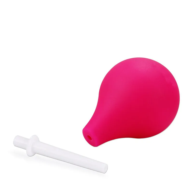 New Silicone Douche Anal Enema Cleaning Pump 225ml Urethral Sonuds Shower Enema Tool Kit For Cleaning