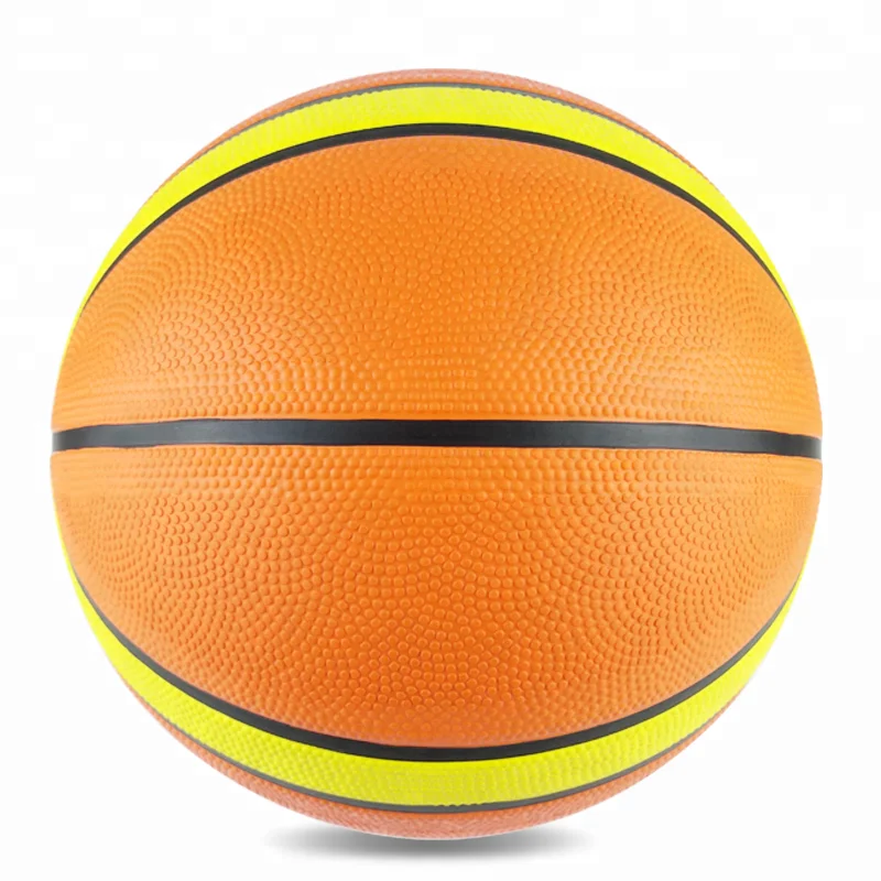 High Quality Wholesale Custom Logo 12 Panels Official Size 7 Rubber Basketball Ball