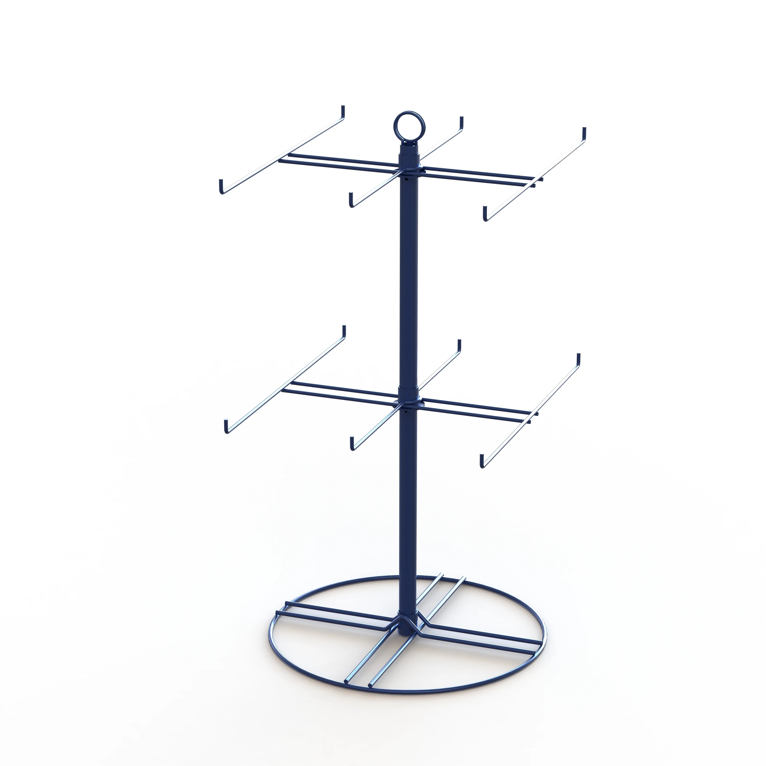 Wire Hooks Spinner Rotating Counter top Display Racks