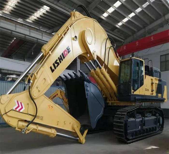 Chinese lishide new big excavator SANGO building materials shop China digging loading crawler excavator 80ton excavator