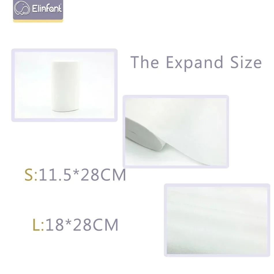 Elinfant 1 roll disposable bamboo flushable baby diaper liner Biodegradable bamboo liner